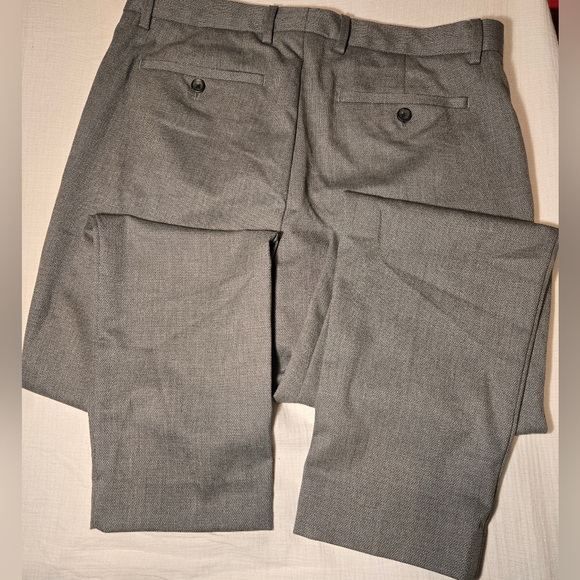 Banana Republic Pants Mens 33x30 Gray Slim Fit Dress Slacks Flat Front Work - Picture 7 of 8